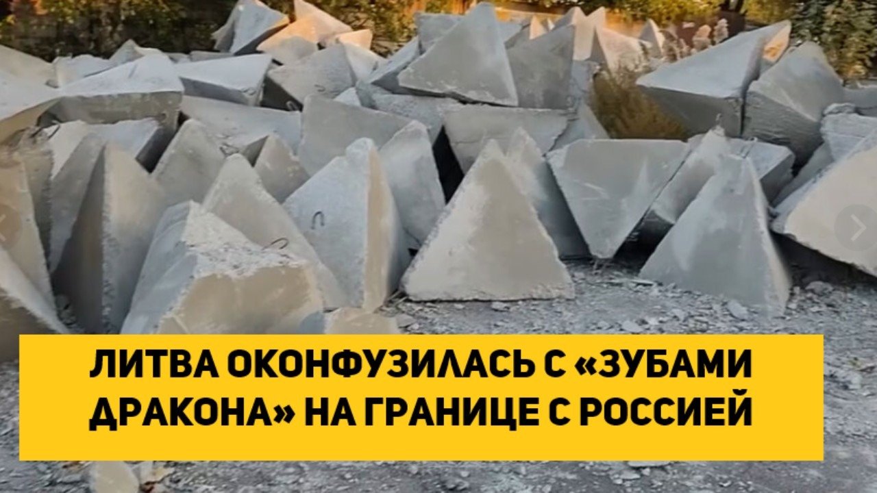 Литва установила зубы дракона. Литва установила зубы дракона