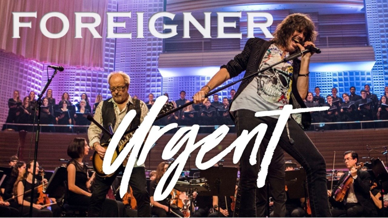 FOREIGNER - Urgent (Orchestral) 1080p