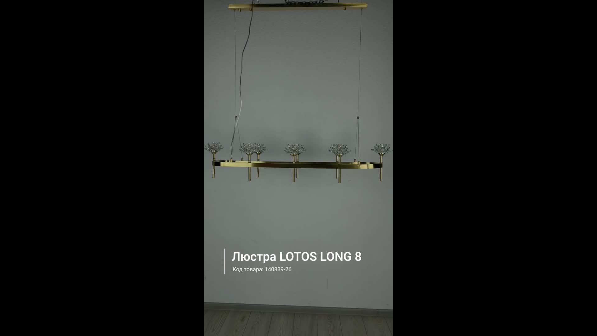 Подвесная люстра LOTOS LONG 8